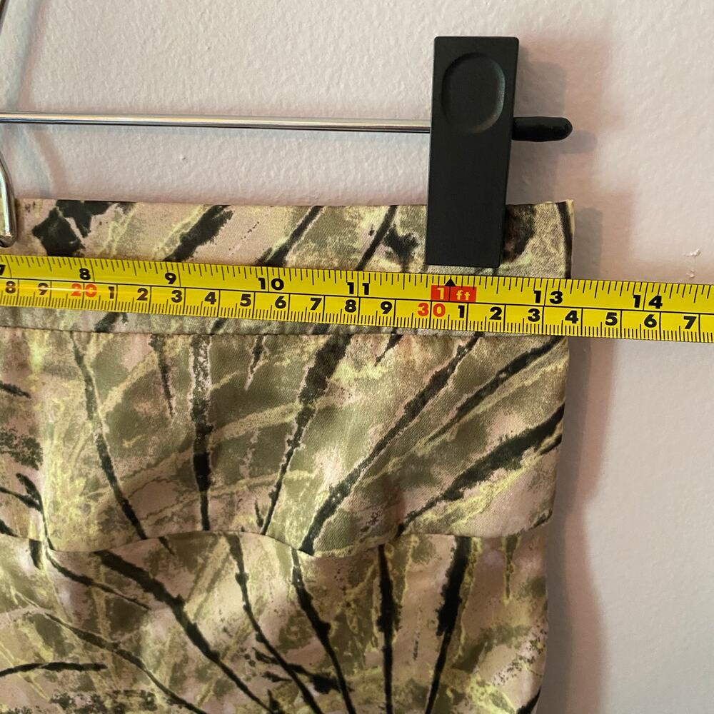 Free People Normani Bias Printed Pink Black Swirl Midi Skirt Hippie Women size 2 - Picture 6 of 8